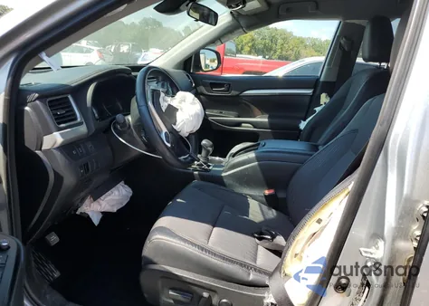 2018 Toyota Highlander Le from USA, damaged, VIN 5TDZZRFH1JS286020